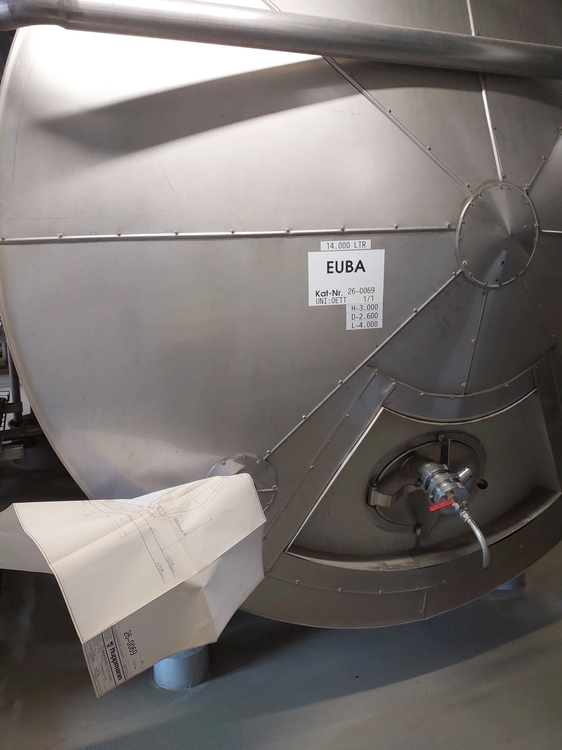 14.000 Liter Glattwassertank isoliert