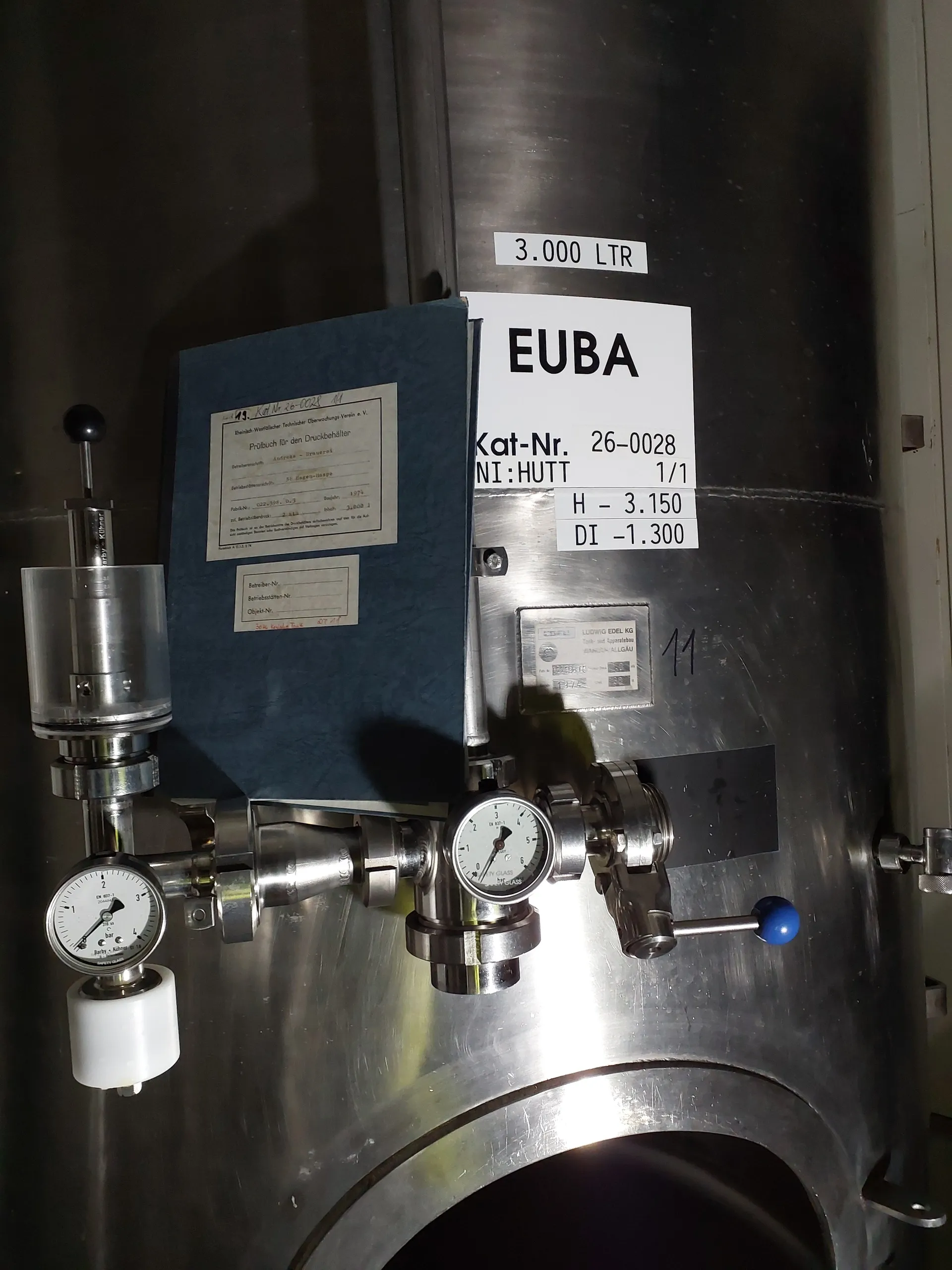 3000 Liter Drucktank/Lagertank EDEL