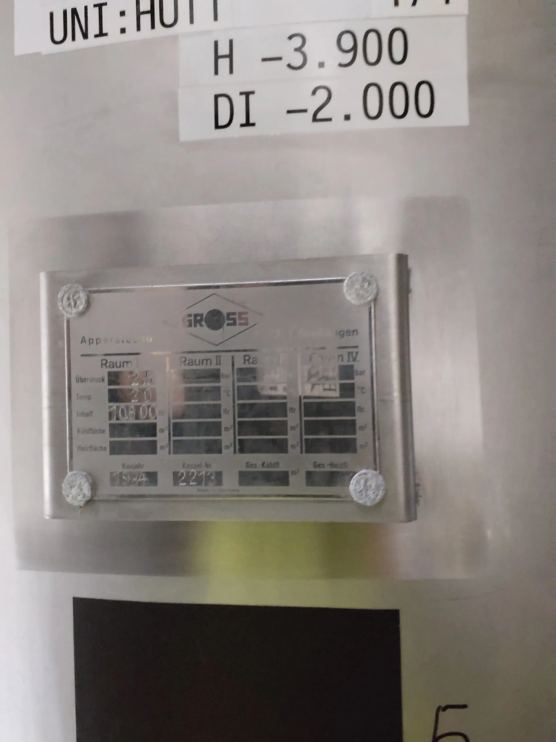 10600 Liter Drucktank/ Biertank/ Lagertank GROSS