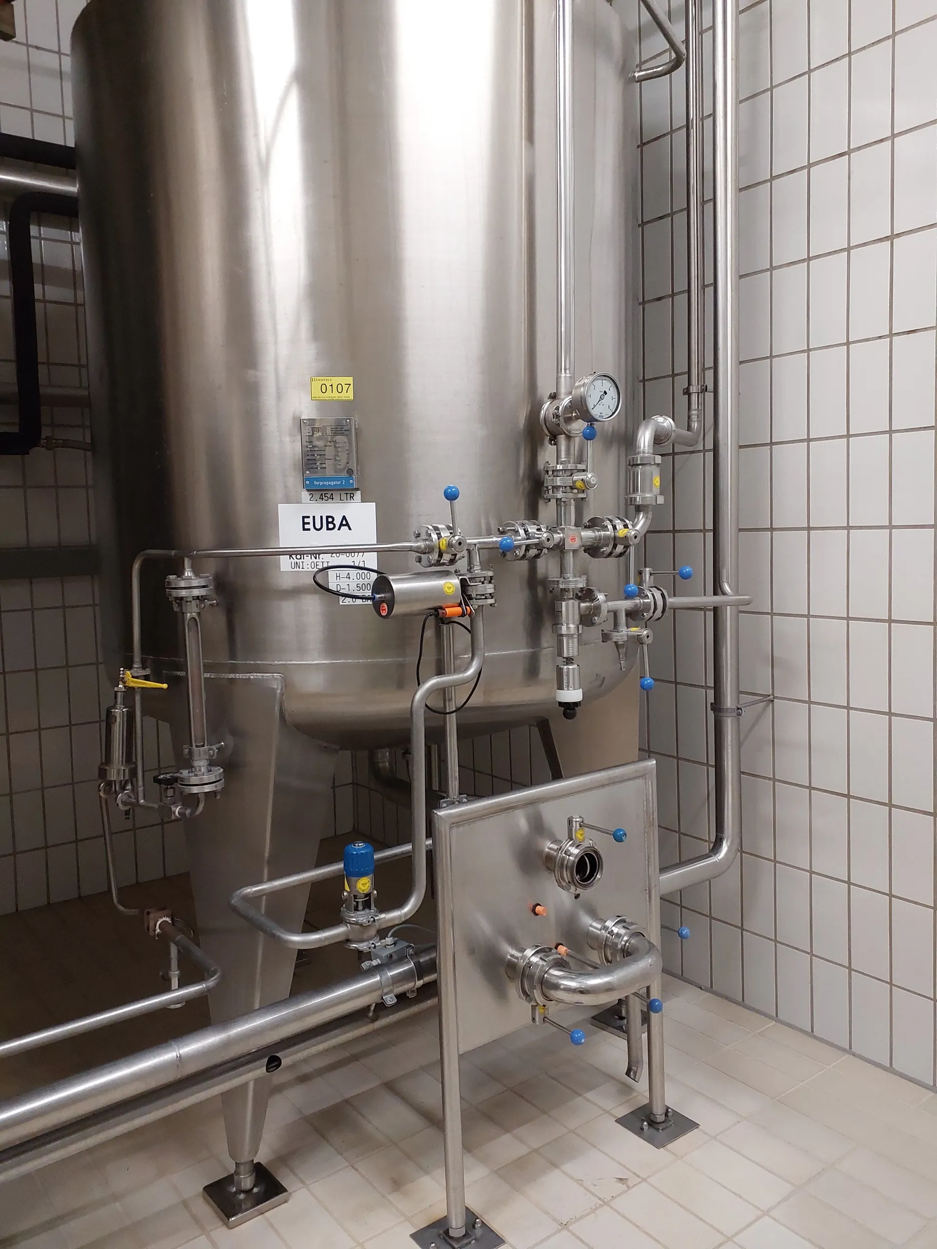 2.454 Liter 2 bar Drucktank Vorpropagator 2 isoliert