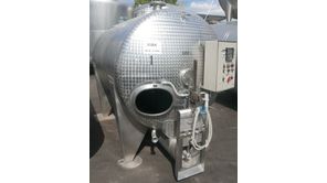 5.000 Liter RIEGER Lagertank / Drucktank / VinoTop-Druck-Fermenter  mit Kühlpaddel in V2A