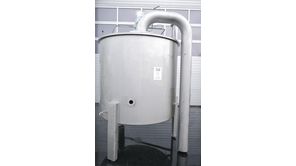4.000 litres, Mixing Tank with armature agitator, round, vertical in V2A