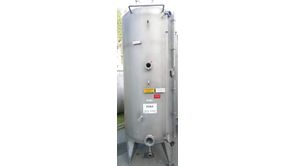 1.300 Liter CIP-Lagertank, rund, aus V2A