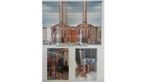 Brew House, Microbrewery in copper with 10hl Volume,