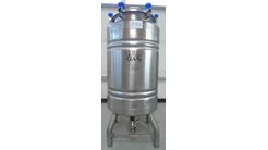 200 Liter Lagertank, Biertank mit neuem Druckdeckel bis 1,5 bar geprüft