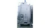 25.000 Liter VinoTop-Fermentertank, Vollentsafter Mit Maischetaucher, mit Kühlmantel, rund, stehend aus V2A