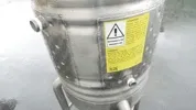 200 Liter Lagertank/Biertank mit Kühlmantel, rund, aus V2A