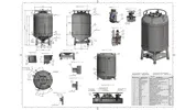 Biertank/ Lagertank/ Drucktank 1000 Liter