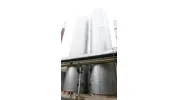 200.000 Liter Lagertank/ Milchtank rund, stehend, isoliert aus V2A mit 2 seitlichen Rührwerksmixern mit Propeller 