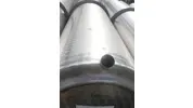 Lagertank marmoriert 3.065 Liter in V2A oval, stehend