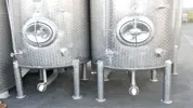 4.150 Liter Tank, Lagertank, Weintank, rund, stehend aus V2A
