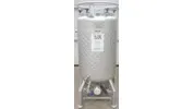 200 Liter Eurolux Biertank/ Lagertanks/ Drucktank mit Kühlmantel, rund, stehend aus V2A, Betriebsdruck: +2,0 bar