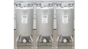 200 Liter Eurolux Biertank/ Lagertanks/ Drucktank mit Kühlmantel, rund, stehend aus V2A, Betriebsdruck: +2,0 bar