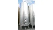 12.500 Liter Lagertank, RIEGER mit Kühlplatten innen, stehend aus V2A 