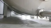 55.000 Liter Lagertank/ Wassertank liegend/ hängend ohne Füße aus V2A