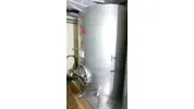 3.500 Liter Lagertank, Weintank kubisch mit Flachboden mit 3% Schräge, Ecken und Kanten schön gerundet 