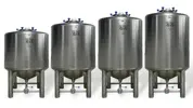 Transport- und Lagertanks / Biertanks 1500 liter in AISI 304,