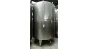 Milchtank 6000 Liter aus V2A mit Rührwerk