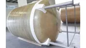 GFK Lagertank Inhalt 8.000 Liter rund mit Flachboden stehend