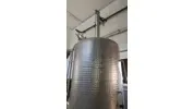 5.000 Liter RIEGER Maischetauchertank /Voll-Taucher mit Überspüleinrichtung und Siebzylinder mit Kühlmantel und Steuerung in V2A