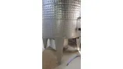5.000 Litres RIEGER Mash diving tank/Full diver with wash-over device and sieve cylinder with cooling jacket and control in V2A