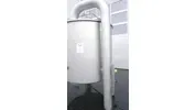 4.000 Liter, Mischtank mit Ankerrührwerk, rund, stehend aus V2A