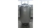 Sektdrucktank/ Lagertanks/ Drucktank 1125 Liter  mit Kühlmantel rund stehend aus V2A  +7,0 bar