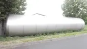 93.000 Liter Lagertank, rund, stehend, aus V2A