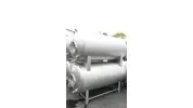 500 Liter Lagertank mit Doppelstock liegend aus V2A