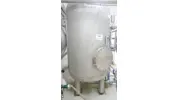 3.500 liter storage tank/ pressure tank/ water pressure tank 6 bar vertical round in V2A