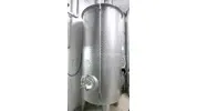 3.400 Liter Lagertank/ Mischtank/ Rührwerkstank mit Turbomischer stehend aus V2A 