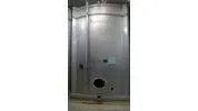 Lagertank Flachbodentank mit Restauslauf 33.170 Liter aus V2A (AISI 304)