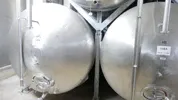 30.500 Liter Lagertank lang liegend rund aus V2A