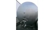 25.250 Liter Drucktank 1 Bar, Lagertank, glasperlengestrahlt, rund, liegend aus V2A, Baujahr: 1986