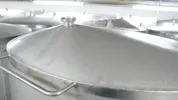 7.050 Liter Lagertank mit Konusboden rund aus V2A
