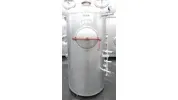 600 Liter Lagertank rund, vertikal, aus V2A