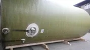 65.000 Liter Flachboden Lagertank GFK, rund/stehend