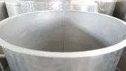 700 Liter Lagertank oben offen mit Flachoden
