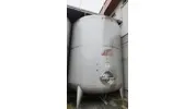 21.300 Liter Lagertank/ Weintank rund stehend aus V2A