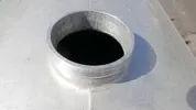 Lagertank liegend Inhalt 740 Liter in V2A