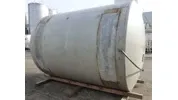 15.000 liter Storage Tanks  in V2A horizontal -white painted outside-