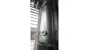 52.100 Liter RIEGER Sektdrucktank/ Lagertank 8 bar mit seitlichem Rührwerksmixer, rund stehend aus V2A / SATTELTANK 