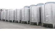 15.000 Liter Lagertank, rund, stehend aus V2A