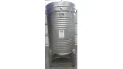 Lagertank/Biertank/Drucktank  Inhalt 1.000 Liter mit Kronenring aus V2A rund