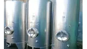 2.500 Litres Storage Tank, Wine Tank, round, vertical in V2A