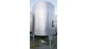 20.000 Liter Lagertank mit Isolierung/ Mischtank mit Rührwerksmixer, diffusionsdicht verschweißt, rund, stehend aus V2A