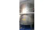 RIEGER Stapelwassertank / Lagertank 33.000 Liter aus V2A marmoriert Stehend