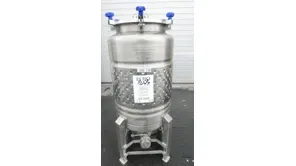 200 Litres Storage tank/beer tank, with cooling jacket, V2A