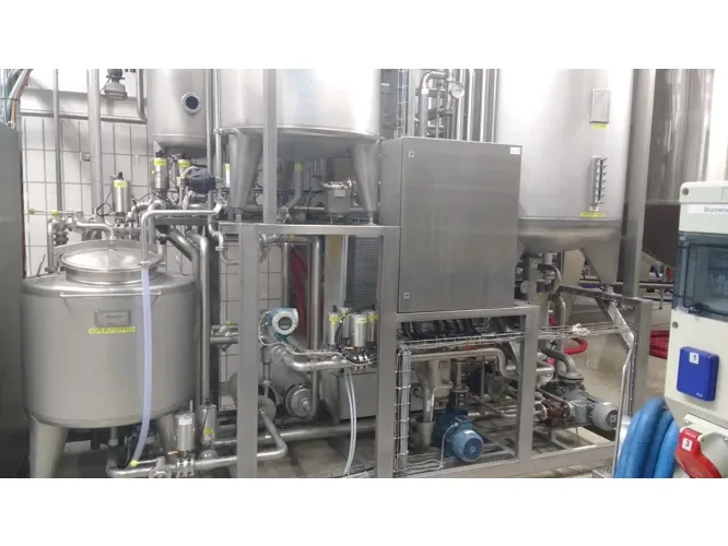 KZE system for cold aseptic filling with degassing