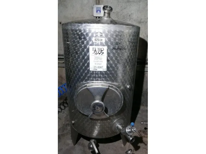 625 Liter SPEIDEL Lagertank/ Weintank stehend rund aus V2A 
